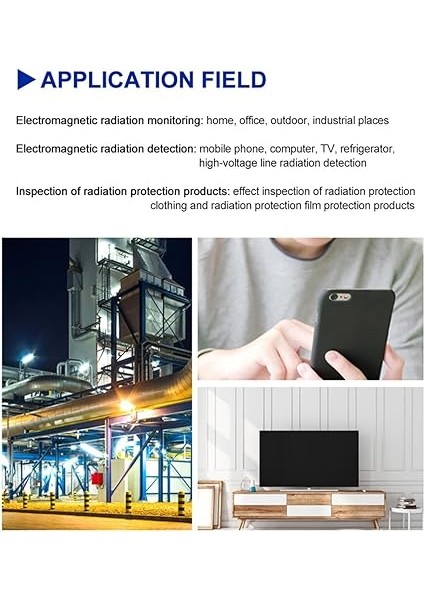 Geiger Radyasyon Dozimetre Emf Metre Otomatik Alarm Gerçek Zamanlı Ölçüm Radyasyon Dedektörü Test Cihazı indirimleri