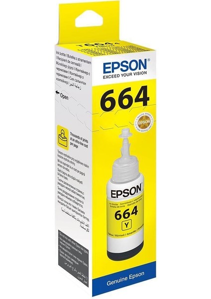 T6644 Yellow Sarı Şişe Mürekkep T66444A fiyatları