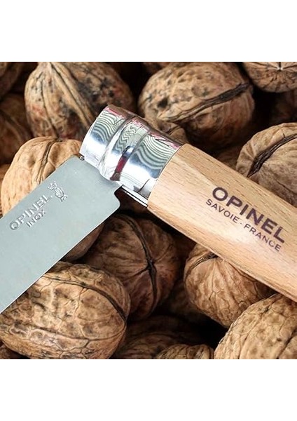 Inox No:6 Kayın Saplı Paslanmaz Çelik Çakı modelleri