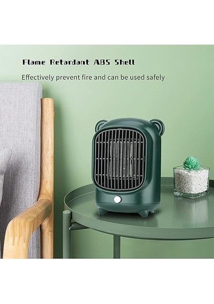 500W Elektrikli Uzay Isıtıcı Ptc Hızlı Isıtma Güvenli Isıtıcı Ev Ofis Odası Masası Kapalı Kullanım Için Sabit Sıcaklık Mini Uzay Isıtıcı modelleri
