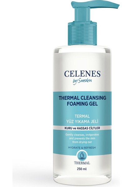 Celenes Thermal Temizleme Jeli Kuru ve Hassas Ciltler Için (250 Ml)
