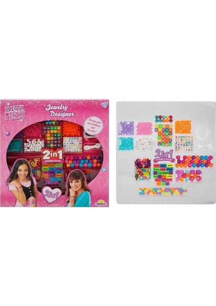 Hobi Set 2in1 Boncuk Takı Tasarım Harfli