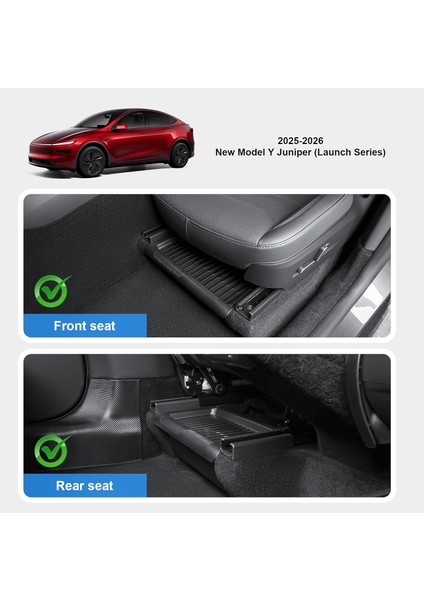 Tesla Model Y Juniper Için Uyumlu Koltuk Altı Saklama Kutusu fırsatları