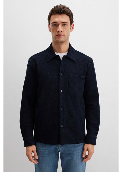 Mavi Black Lacivert Cepli Gömlek 0211772-83699 modelleri