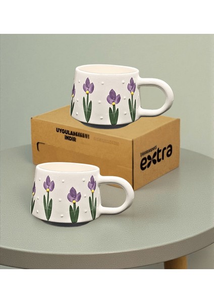 El Yapımı 2’li Hediyelik Kupa Seti – Doğal Zarafet ve El Emeği Şıklığı fiyatları