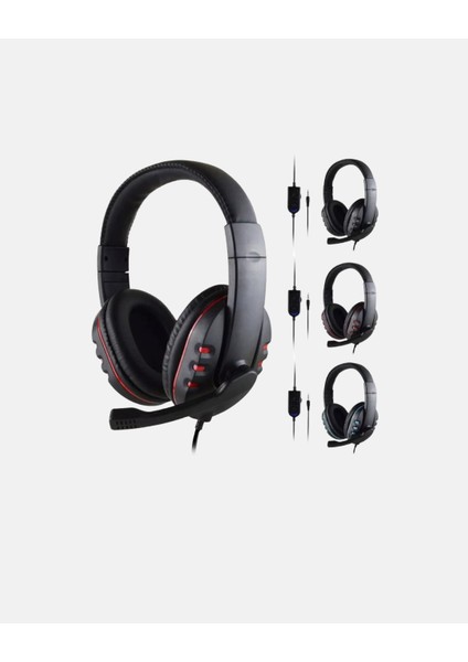 Profesyonel Gaming Kulaklık – Mikrofonlu, Yumuşak Pedli, Stereo Ses Kalitesi, Tere Dayanıklı fırsatları