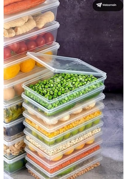 10 Adet 2 Lt. 10 Adet 1 Lt Kendinden Kapaklı Derin Dondurucuya Uygun Buzluk Saklama Kabı Düzenleyici fiyatları