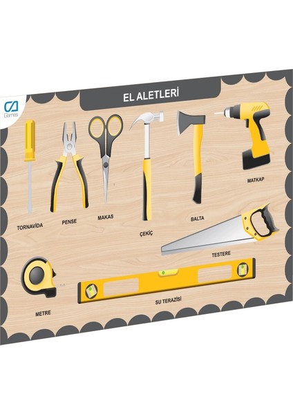 CAAHS-3210 Ca Games Ahşap El Aletleri Bul-Tak fiyatları
