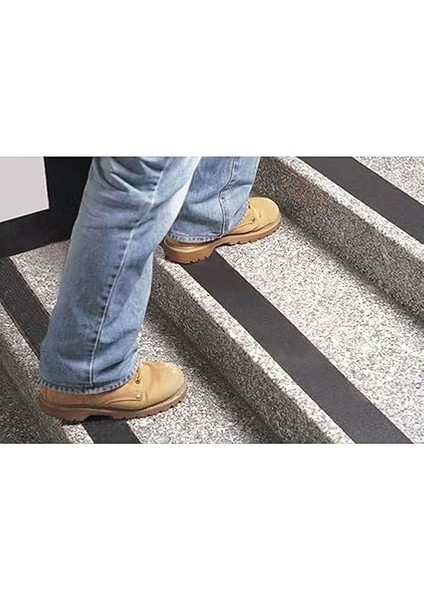Yapışkanlı Merdiven ve Zemin Kaydırmaz Bant 5 cm 50 Metre Siyah fiyatları