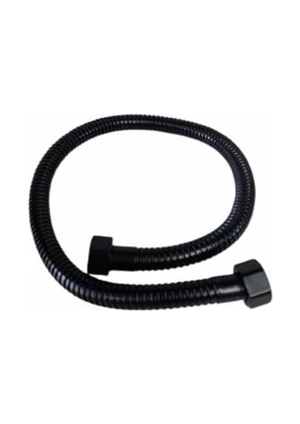 Siyah Kısa Ara Bağlantı Hortumu 60 cm - Modern ve Dayanıklı Tasarım