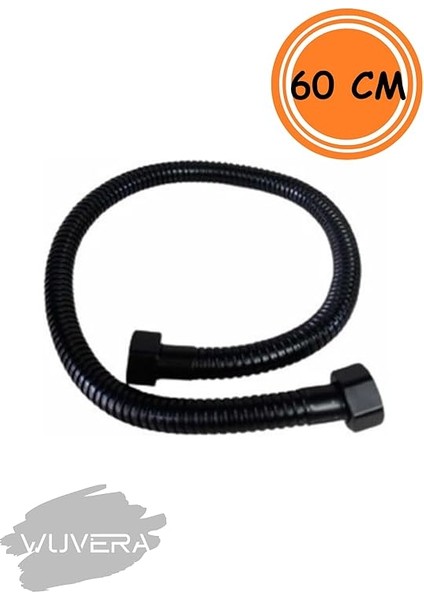 Siyah Kısa Ara Bağlantı Hortumu 60 cm - Modern ve Dayanıklı Tasarım fiyatları