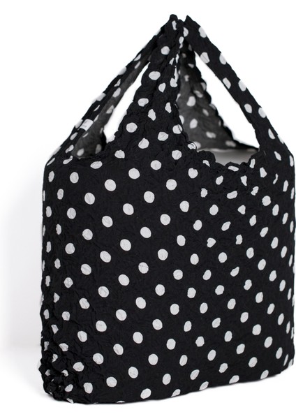 Genişleyen Puantiyeli Siyah Alışveriş Çantası fiyatları