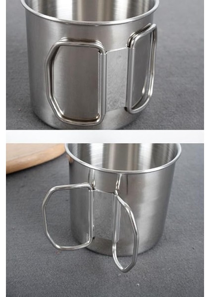 250 ml Katlanır Kulp Kahve Kamp Bardağı Fincanı MT163 modelleri