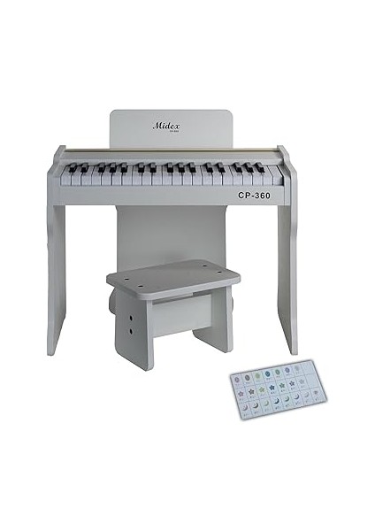 CP-360WH Ahşap Çocuk Piyanosu Pilli 37 Tuşlu Gerçek Piyano Tuşları fiyatları