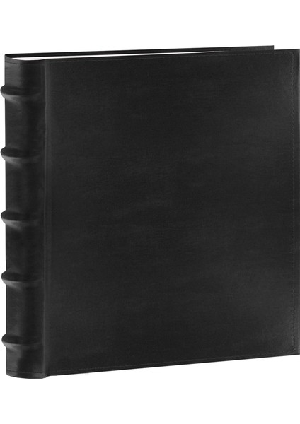 Albums CLB-246/BK 200 Cepli Gümrüklü Deri Fotoğraf Albümü, 4 x 15 cm Baskılar Için, Siyah