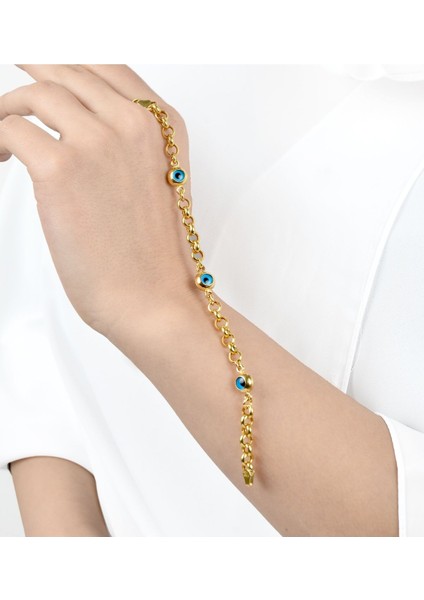 5 gr (Gram) 3 Gözlü Doc Kunye 22(916) Ayar Altın