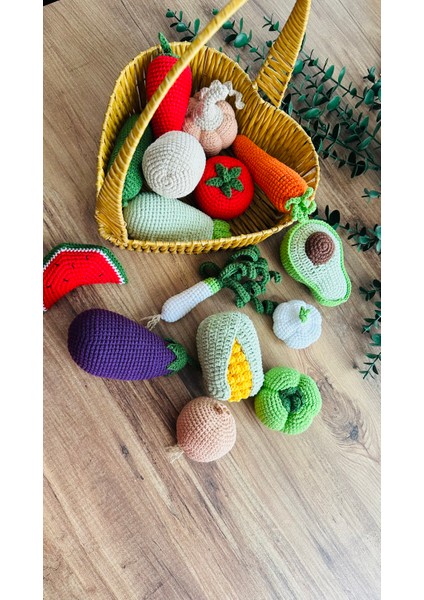 Amigurumi 15LI Meyve Seti modelleri