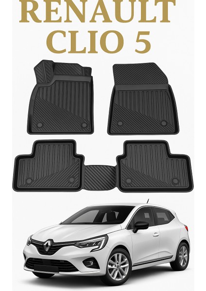 Renault Clio 5 3D Uyumlu Oto Paspas Premium modelleri