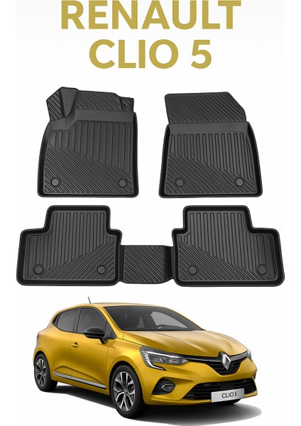 Renault Clio 5 3D Uyumlu Oto Paspas Premium indirimleri