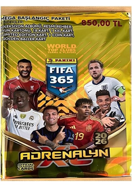 Bfs Fıfa 365 2026 Adrenalyn Kart Mega Başlangıç Paketi