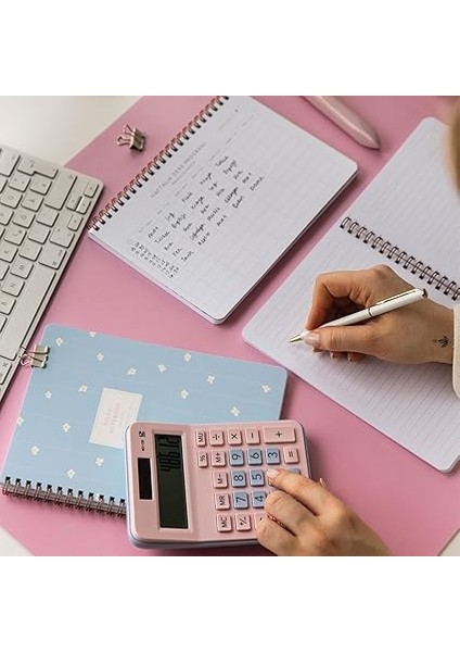 A5 Spiralli Karton Kapak Çizgili Okul Defteri 80 Yaprak 2'li Set - Ders Programlı - Kiraz fırsatları