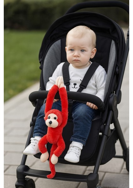 30 cm Orta Boy Peluş Sesli Maymun
