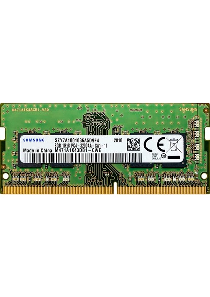 8gb 3200MHZ Ddr4 Bulk SAMSO3200/8 Notebook Ram