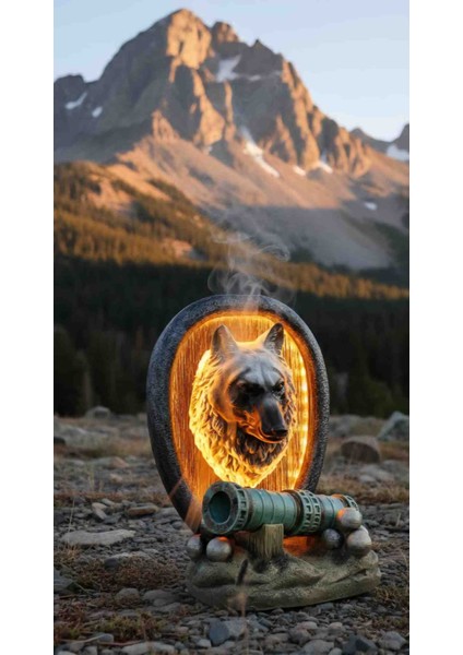 Kurt Figürlü Şahi Topu Işıklı Konik Tütsülük fiyatları