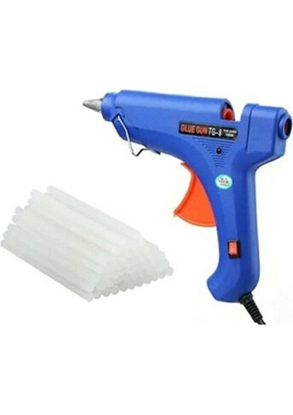 40 Watt Kalın Silikon Tabancası 5 Adet Kalın Silikon (12MMX15CM) Tam Boy