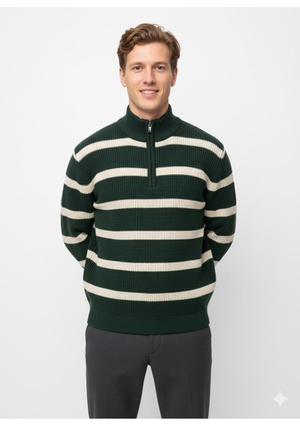 Erkek Fermuarlı Kazak 218