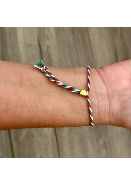 Kalpli Ipli Bileklik - Yeni Yıl Hediyesi – Bereket ve Dostluk Temalı El Yapımı Bileklik fiyatları