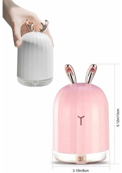 Aromaterapi Hava Nemlendirici Dekoratif USB Şarjlı Tavşan Nemlendirici indirimleri