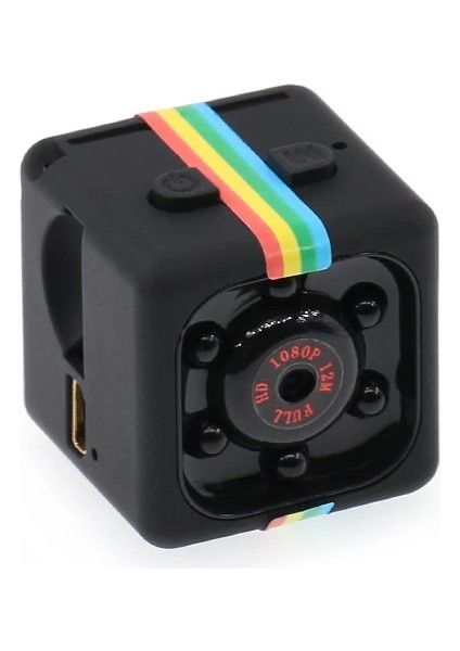 Mini Kamera SQ11 | Ultra Küçük ve Taşınabilir Mikro Kamera | Full Hd Araç Kamerası | Gece Görüşlü