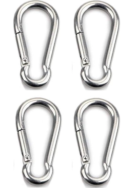 Karabina Kanca 304 Paslanmaz Çelik Güneş Tentesi Aksesuarı Paslanmaz Çelik Karabina Güneş Koruması Sabitleme Yelken Güneş Tentesi Hamak Boks Torbası Kamp Balıkçılık