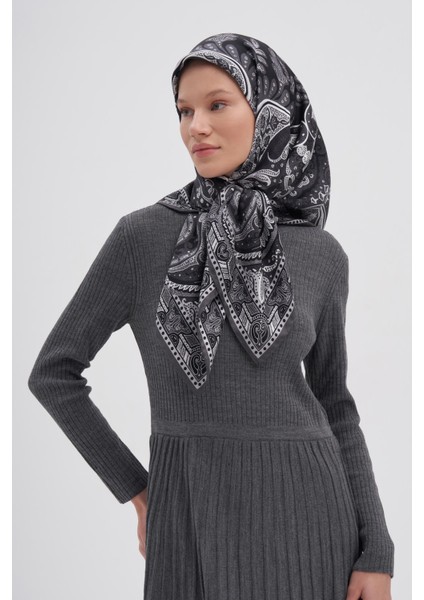 Emera Siyah Mulbary Ipek Eşarp fiyatları