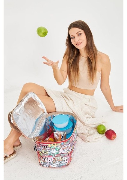 22 Litre Piknik/kamp Çantası Sepeti. Termal Termos Çanta (Sıcak-Soğuk Koruma Sağlar) Sofia indirimleri