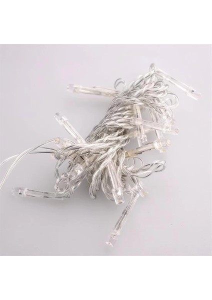 Buffer® 100 Ledli 8 Fonksiyonlu 10 Metre LED Aydınlatma Dekor Lambası (Beyaz) fırsatları