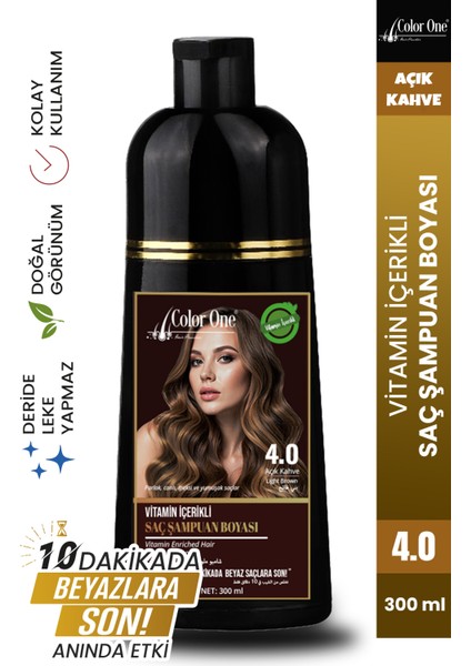 Açık Kahve Saç Şampuanı (Beyazlar Için) 300 ml