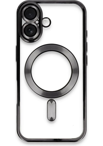 iPhone 16 Plus Kılıf Kross Magneticsafe Kapak - SIYAH-(5796) - X812I603-R21812