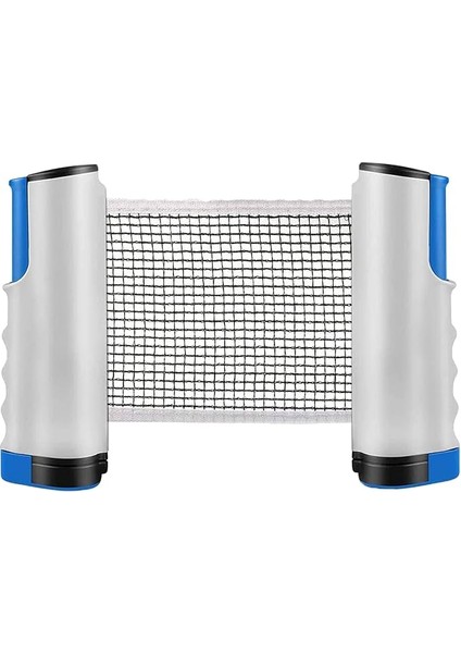Masa Tenisi Ağı, Taşınabilir Geri Çekilebilir Ping Pong Ağı, Uzatılabilir Masa Tenisi Ağı, Ayarlanabilir Uzunluk 190 cm (Maks) x 15 cm