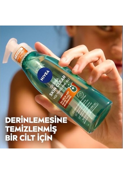Nıvea Derma Skin Clear Sivilce Karşıtı Yüz Temizleme Jeli 150ML, Gözenek Arındırıcı,gözenek Görünümünü,siyah Noktaları Azaltır,salisilik Asit,niasinamid,deniz Tuzu,yağlı ve Karma Cilt fiyatları