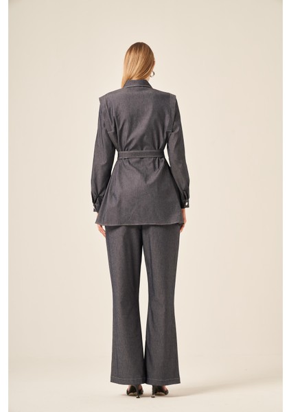 Ftz Kadın Kot Takım Lacivert 31184