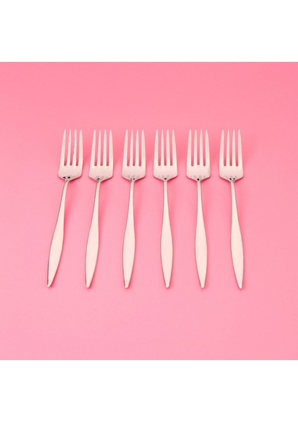 Monaco 6'lı Tatlı Çatalı - Inox fiyatları