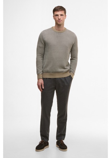 Wells Crew Neck Sweater Kazak ST17 Washed Stone modelleri