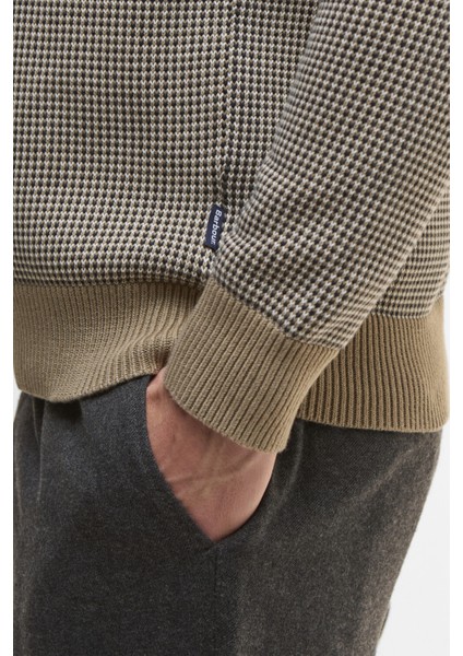 Wells Crew Neck Sweater Kazak ST17 Washed Stone