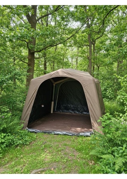 210D Oxford Soba Baca Çıkışlı Şişme Çadır 290X290XH220 Haki + Pompa Dahil fırsatları