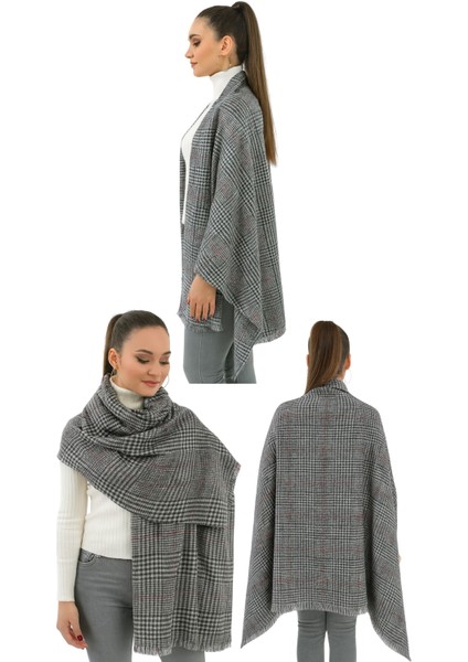1 Adet Kadın Büyük Bedene Uygun Yumuşak Dokulu Kışlık Desenli Atkı Omuz Şalı fiyatları