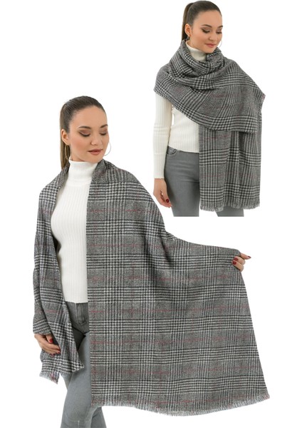 1 Adet Kadın Büyük Bedene Uygun Yumuşak Dokulu Kışlık Desenli Atkı Omuz Şalı indirimleri