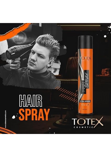 Saç Şekillendirici Ultra Güçlü Aerosol Saç Spreyi | Parlatıcı ve Uzun Ultratutuş | Profesyonel Kuaförler Berberler ve Günlük Kullanım 400ML fırsatları