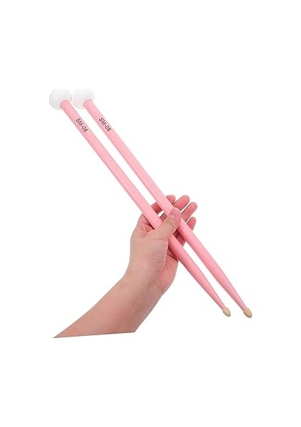 1 Çift Profesyonel Davul Çubukları: Davul Setleri ve Timpani Için Çok Yönlü Perküsyon Için Keçe Kafalı Çift Kafa Rahat fırsatları